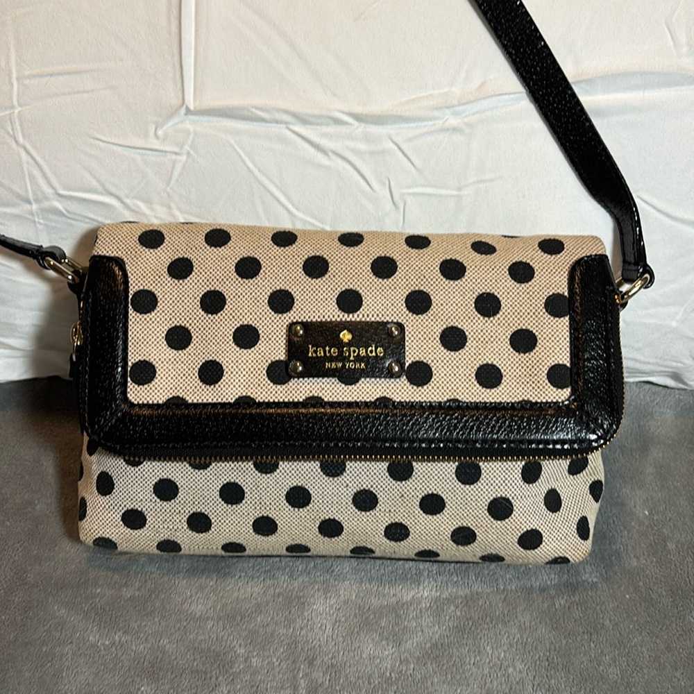 Vintage Kate Spade crossbody Polka Dot Handbag